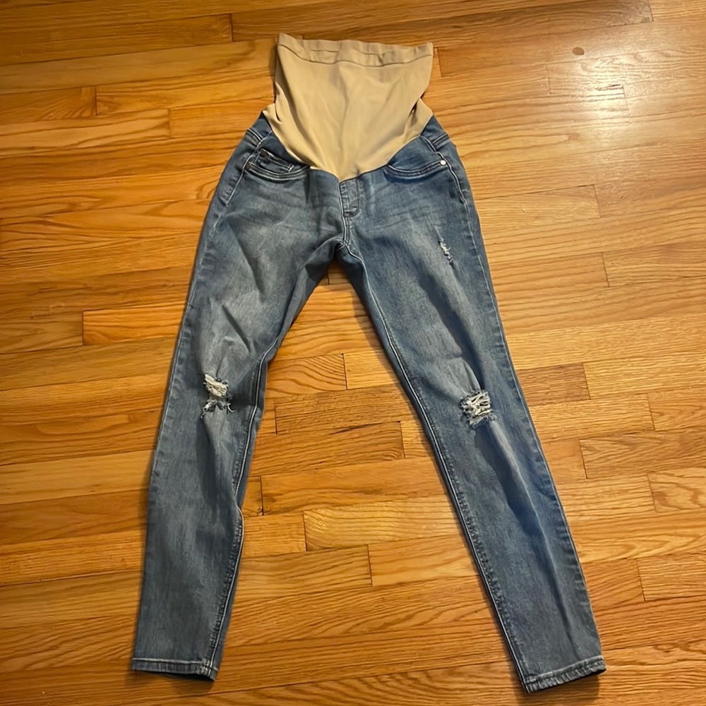motherhood maternity size small jeans